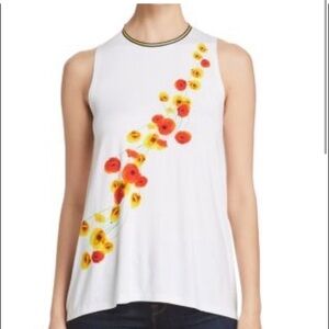 NWT T Tahari Floral Tank Top